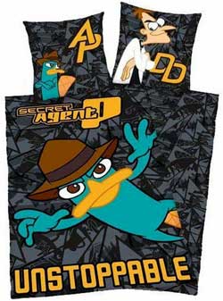Phineas & Ferb Agent P sengetøj Phineas & Ferb Agent P sengetøj