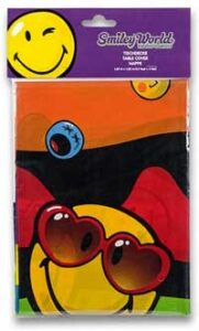 Smiley / Emoji borddug 180 x 120