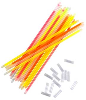 Knæklys til armbånd og smykker Knæklys armbånd i neon-farver