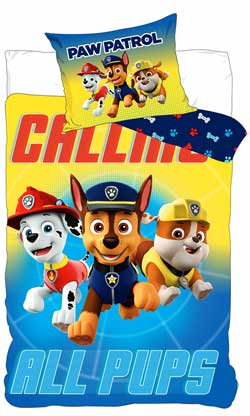 Paw Patrol "Calling All Pups" sengesæt Paw Patrol "Calling all Pups" sengesæt