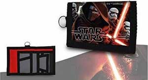 Star Wars tegnebog, børnepung med nøglering Star Wars tegnebog, børnepung