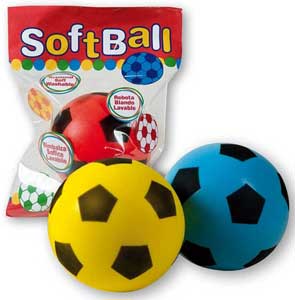 Softball blød skum fodbold - 20 cm
