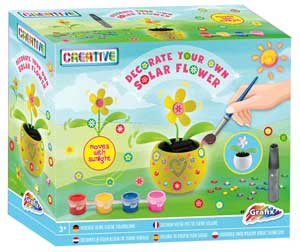 Dekorer din egen Solcelle blomst